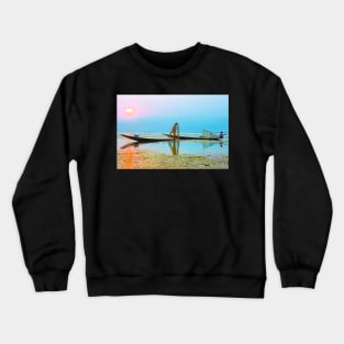 Sunrise over Inle Lake. Crewneck Sweatshirt